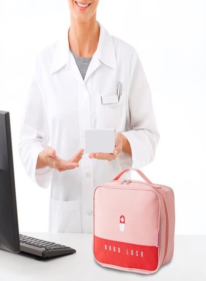 Gopendra Medicine Organizer Bag Medicine Cabinet Organizer Personal Pill Organizer with Waterproof Multi-Pocket Organizer Bag Pill for Travel (1 PCS) - Image 5